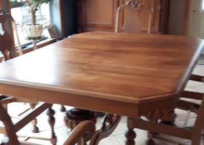 décapage de meuble finition de meuble table à manger Québec, Levis, Beauport, ... - Atelier Ebenisterie à Québec